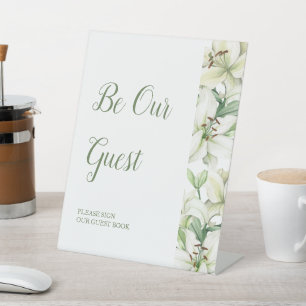 Signe De Table LILY Blossom Elegance Livre d'or