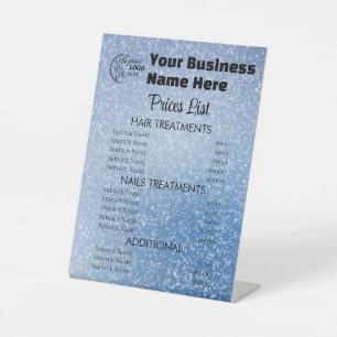 Signe De Table Liste de prix d'entreprise minimaliste