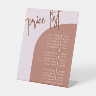 Signe De Table Liste de prix minimaux des tons de terre modernes