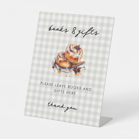 Signe De Table Little Bun in the Oven Baby Shower Diaper Raffle (Recto)