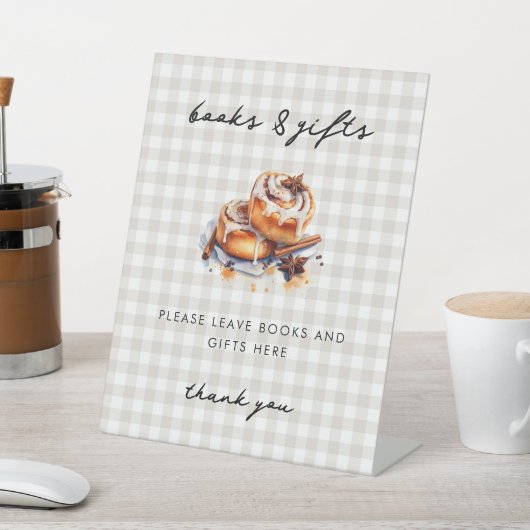 Signe De Table Little Bun in the Oven Baby Shower Diaper Raffle (In SItu)