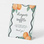 Signe De Table Little Cutie Whimsical Diaper Raffle Entry (Recto)