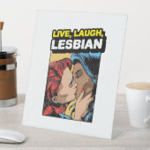 Signe De Table Live Laugh Lesbian (In SItu)