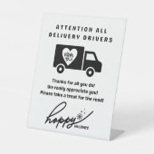 Signe De Table Livraison par la poste Symbole de Noël (Recto)