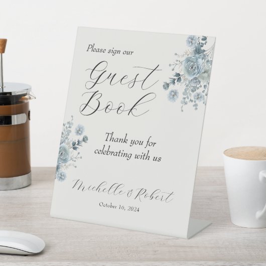 Signe De Table Livre d'invité mariage (In SItu)