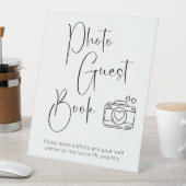 Signe De Table Livre d'invités photo Wedding shower de script mod (In SItu)