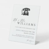 Signe De Table Livre d'or Ellesmere Modern Minimal Audio (Recto)