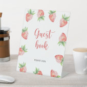 Signe De Table Livre d'or fraise douce (In SItu)