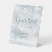 Signe De Table Livre d'or Snowflakes (Recto)