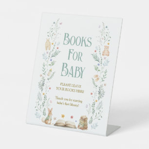 Signe De Table Livres de bébé pour la fête de bébé