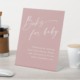 Signe De Table Livres de Scénario pour Fête de Naissance de Bébé