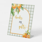 Signe De Table Livres et Cadeaux Oranges (Recto)