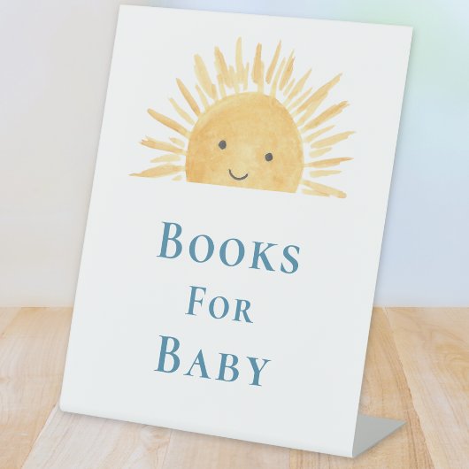 Signe De Table Livres pour bébé Shower bébé thème soleil 