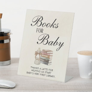Signe De Table Livres pour bébé Signet bébé Le Baby shower brasse