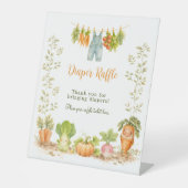 Signe De Table Locally Grown Veggie Clothesline Diaper Raffle (Recto)