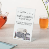 Signe De Table Location court terme serviette de bain (In SItu)