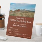 Signe De Table Location de vacances Bienvenue et photo personnali (In SItu)