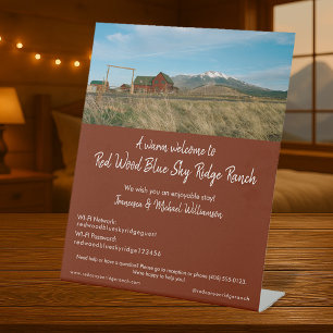 Signe De Table Location de vacances Bienvenue et photo personnali