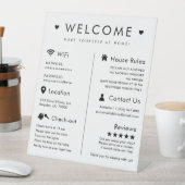 Signe De Table Location de vacances Bienvenue Guest House Rules S (In SItu)