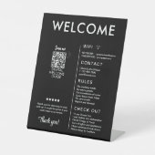 Signe De Table Location de vacances moderne Accueil (Recto)