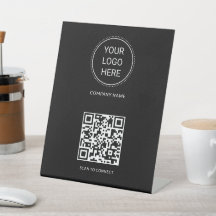 Logo commercial de code QR moderne professionnel n