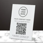 Signe De Table Logo d'entreprise Créez votre code QR