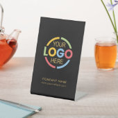 Signe De Table Logo d'entreprise moderne Black Gold Entreprise (In SItu)