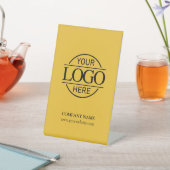 Signe De Table Logo d'entreprise moderne Yellow Entreprise (In SItu)