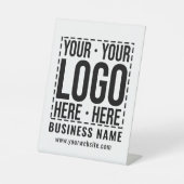 Signe De Table Logo d'entreprise personnalisé Société d'entrepris (Recto)