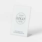 Signe De Table Logo Entreprise Marque Moderne Simple (Recto)