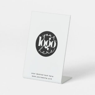 Signe De Table Logo personnalisé d'entreprise minimaliste profess