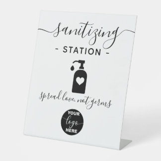 Signe De Table Logo personnalisé - Station de contrôle de la sécu