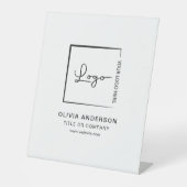 Signe De Table Logo professionnel minimaliste (Recto)
