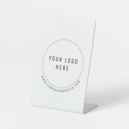 Signe De Table Logo professionnel personnalisé (Recto)