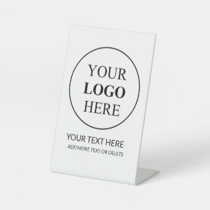 Signe De Table Logo promotionnel personnalisé - Pas de commande m