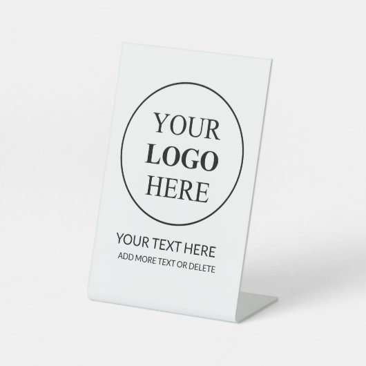 Signe De Table Logo promotionnel personnalisé - Pas de commande m (Recto)