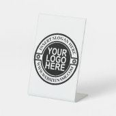 Signe De Table Logo Simple Modern Professional Créez Votre Propre (Recto)