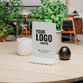 Signe De Table Logo Simple Moderne Professionnel Signal Pedestal