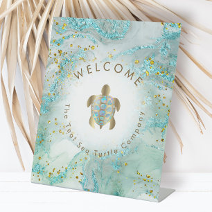 Signe De Table logo tortue 