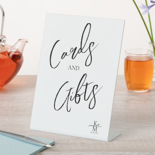 Signe De Table Love Calligraphy Cartes & Cadeaux Heart Black ID94 (In SItu)