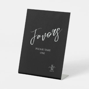 Signe De Table Love Calligraphy Favors Heart White ID940