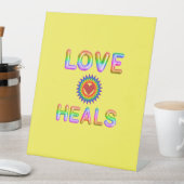 Signe De Table love heals table sign (In SItu)
