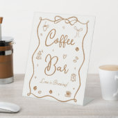 Signe De Table Love is Brewing Bridal Shower Coffee Bar (In SItu)