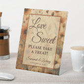 Signe De Table Love is Sweet Sienna Boho Floral Wedding Treat (In SItu)