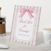 Signe De Table Love Shack Merci Pour Venir Favor Sign (In SItu)