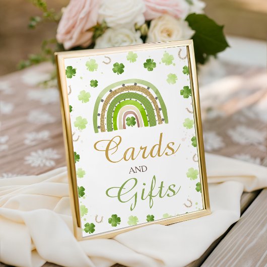 Signe De Table Lucky Charm Cards and Gifts Sign