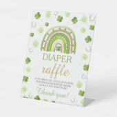 Signe De Table Lucky Charm Diaper Raffle Table Sign (Recto)
