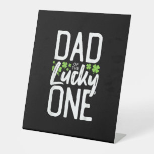 Signe De Table Lucky One First Birthday Papa Famille St. Patrick'