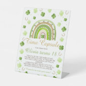 Signe De Table Lucky One Time Capsule Sign (Recto)