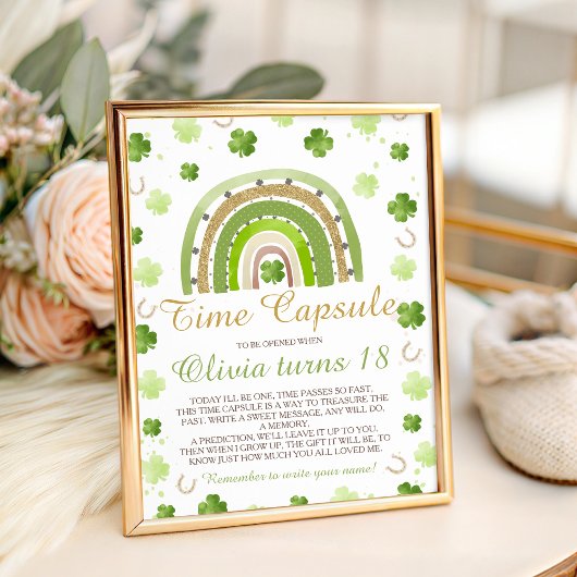 Signe De Table Lucky One Time Capsule Sign